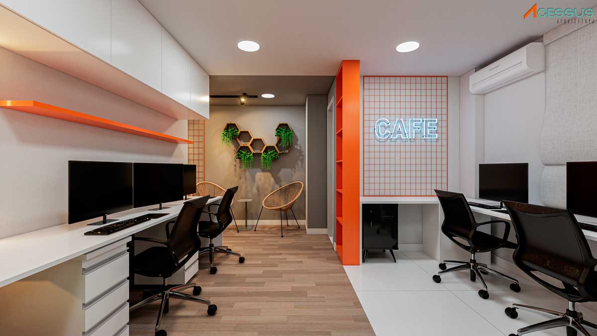 Sala Comercial Barra da Tijuca - Escritório e Estúdio - Acessus Arquitetura