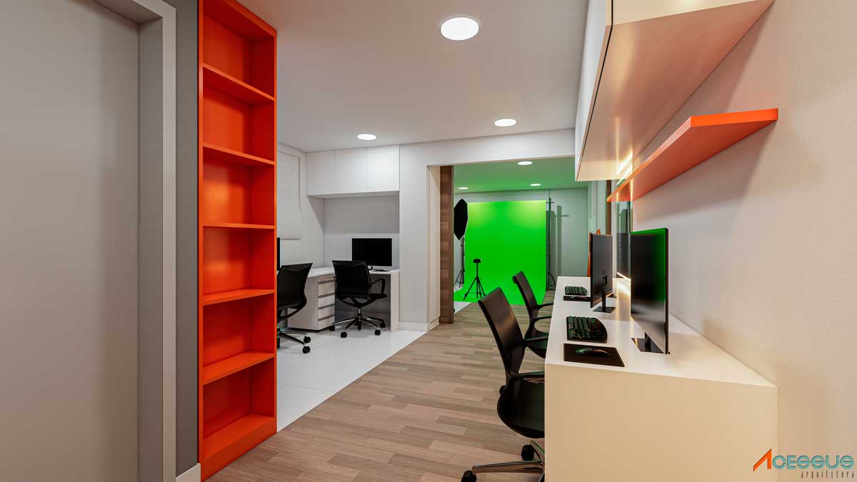 Sala Comercial Barra da Tijuca - Escritório e Estúdio - Acessus Arquitetura