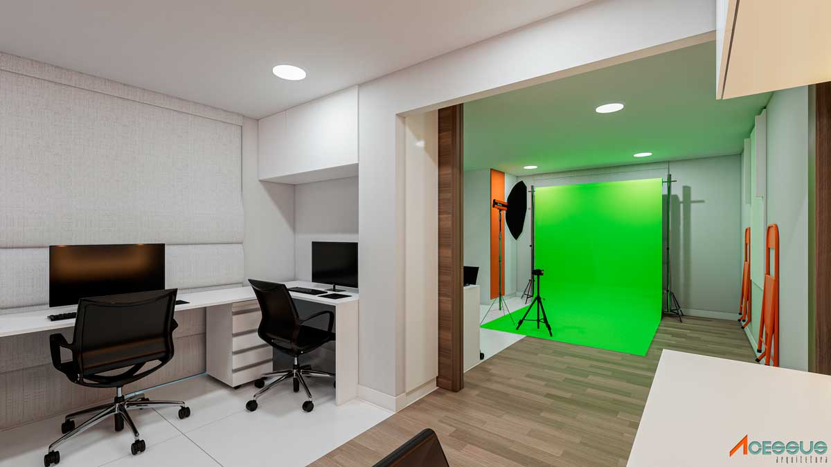 Sala Comercial Barra da Tijuca - Escritório e Estúdio - Acessus Arquitetura