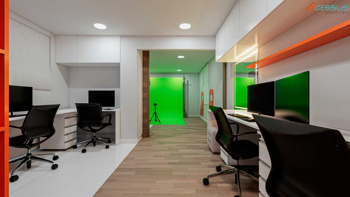 Sala Comercial Barra da Tijuca - Escritório e Estúdio - Acessus Arquitetura